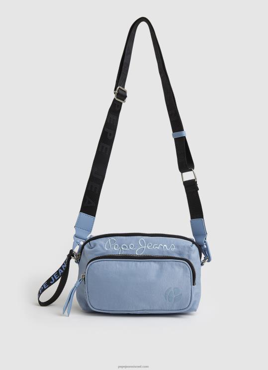 d7a0d7a9d799d79d_4n8xb735_pepe_jeans_d79ed6b4d7a4d7a8d6b8d7a5_d7aad799d7a7_crossbody_d79ed791d793_d7a2d79d_d799d793d799d7aa_d79ed7aa.jpg נשים 4N8XB735 Pepe Jeans מִפרָץ תיק crossbody מבד עם ידית מתכווננת – תמונה 1