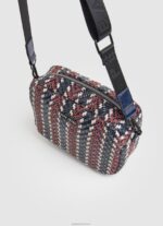 ⁦נשים 4N8XB738 Pepe Jeans dulwich תיק קרוסבודי מבד זיג זג⁩ – תמונה ⁦2⁩