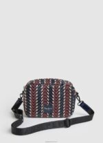 נשים 4N8XB738 Pepe Jeans dulwich תיק קרוסבודי מבד זיג זג