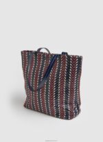 ⁦נשים 4N8XB739 Pepe Jeans dulwich תיק קניות מבד זיג זג⁩ – תמונה ⁦2⁩