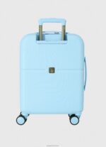 ⁦נשים 4N8XB749 Pepe Jeans שָׁמַיִם מזוודת טרולי 55cm abs⁩ – תמונה ⁦2⁩