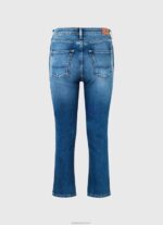 ⁦נשים 4N8XB74 Pepe Jeans דֵנִים ג'ינס Slim Fit בגזרה גבוהה של dion 7/8⁩ – תמונה ⁦2⁩