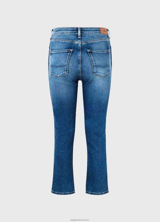 ⁦נשים 4N8XB74 Pepe Jeans דֵנִים ג'ינס Slim Fit בגזרה גבוהה של dion 7/8⁩ – תמונה ⁦2⁩