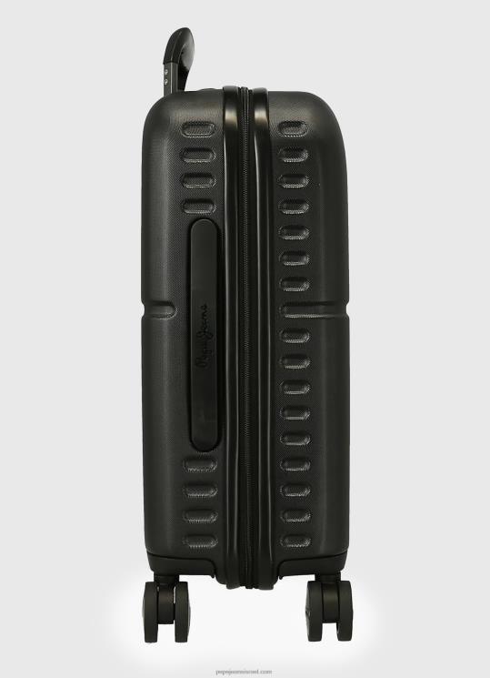 ⁦נשים 4N8XB758 Pepe Jeans שָׁחוֹר עגלה בטן בטן 55 ס"מ. להדגיש מזוודה קשה⁩ – תמונה ⁦2⁩