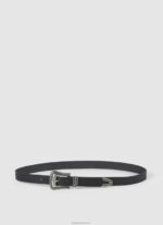 ⁦נשים 4N8XB759 Pepe Jeans שָׁחוֹר חגורה דקה מעור⁩ – תמונה ⁦3⁩