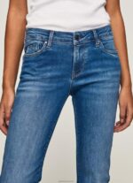 ⁦נשים 4N8XB75 Pepe Jeans דֵנִים מכנסי ג'ינס בגזרה בגזרה של פיקדילי בינוני⁩ – תמונה ⁦3⁩