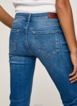 ⁦נשים 4N8XB75 Pepe Jeans דֵנִים מכנסי ג'ינס בגזרה בגזרה של פיקדילי בינוני⁩ – תמונה ⁦5⁩