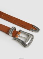 ⁦נשים 4N8XB760 Pepe Jeans לְהִשְׁתַזֵף חגורה דקה מעור⁩ – תמונה ⁦2⁩