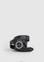 ⁦נשים 4N8XB763 Pepe Jeans עץ ארז חגורת זמש לוגו עגול⁩ – תמונה ⁦3⁩