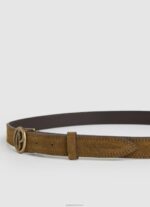 ⁦נשים 4N8XB764 Pepe Jeans stowe חגורת זמש לוגו עגול⁩ – תמונה ⁦2⁩
