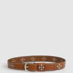 נשים 4N8XB765 Pepe Jeans קוניאק חגורת עור בוהמייני