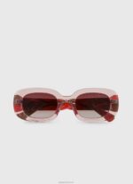 ⁦נשים 4N8XB766 Pepe Jeans וָרוֹד משקפי שמש מלבניים⁩ – תמונה ⁦2⁩