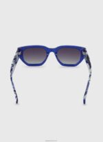 ⁦נשים 4N8XB768 Pepe Jeans חיל הים משקפי שמש זוויתיים⁩ – תמונה ⁦4⁩
