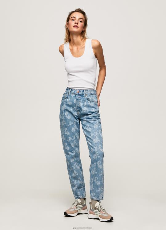 d7a0d7a9d799d79d_4n8xb77_pepe_jeans_d793d6b5d7a0d6b4d799d79d_d792d799d7a0d7a1_d791d792d796d7a8d794_d7a8d792d795d7a2d794_d791d792.jpg נשים 4N8XB77 Pepe Jeans דֵנִים ג'ינס בגזרה רגועה בגזרה גבוהה ויולט – תמונה 1