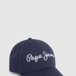 נשים 4N8XB781 Pepe Jeans ימי כובע בסיסי עם לוגו רקום
