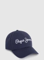 ⁦נשים 4N8XB783 Pepe Jeans חאקי הרווארד כובע בסיסי עם לוגו רקום⁩ – תמונה ⁦4⁩