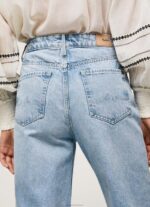 ⁦נשים 4N8XB78 Pepe Jeans דֵנִים ג'ינס בגזרה רחבה של לקסה בגובה מותן⁩ – תמונה ⁦4⁩