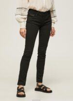 ⁦נשים 4N8XB7 Pepe Jeans דֵנִים ג'ינס חדש בהתאמה רגילה לאמצע מותן⁩ – תמונה ⁦2⁩