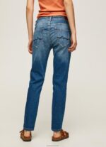 ⁦נשים 4N8XB80 Pepe Jeans דֵנִים ג'ינס בגזרה רגועה של carey midrise⁩ – תמונה ⁦4⁩