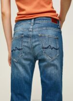 ⁦נשים 4N8XB80 Pepe Jeans דֵנִים ג'ינס בגזרה רגועה של carey midrise⁩ – תמונה ⁦5⁩