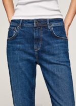 ⁦נשים 4N8XB81 Pepe Jeans דֵנִים סגול אמא גזר מתאים ג'ינס גבוה מותן⁩ – תמונה ⁦3⁩