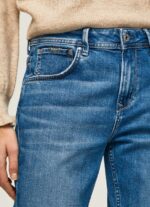 ⁦נשים 4N8XB82 Pepe Jeans דֵנִים סגול אמא גזר מתאים ג'ינס גבוה מותן⁩ – תמונה ⁦3⁩