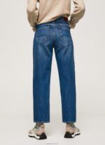 ⁦נשים 4N8XB83 Pepe Jeans דֵנִים ג'ינס רגוע בגזרה גבוהה של dover⁩ – תמונה ⁦4⁩