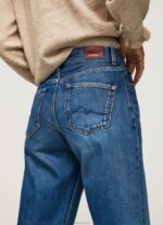 ⁦נשים 4N8XB83 Pepe Jeans דֵנִים ג'ינס רגוע בגזרה גבוהה של dover⁩ – תמונה ⁦5⁩