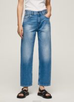 ⁦נשים 4N8XB84 Pepe Jeans דֵנִים ג'ינס רגוע בגזרה גבוהה של dover⁩ – תמונה ⁦2⁩