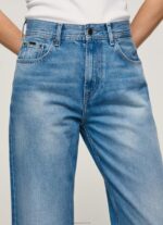 ⁦נשים 4N8XB84 Pepe Jeans דֵנִים ג'ינס רגוע בגזרה גבוהה של dover⁩ – תמונה ⁦3⁩