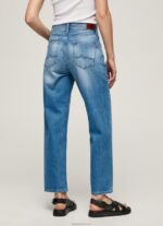 ⁦נשים 4N8XB84 Pepe Jeans דֵנִים ג'ינס רגוע בגזרה גבוהה של dover⁩ – תמונה ⁦4⁩