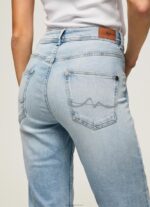 ⁦נשים 4N8XB85 Pepe Jeans דֵנִים ג'ינס בגזרה רגועה בגזרה גבוהה ויולט⁩ – תמונה ⁦5⁩