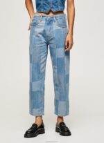 ⁦נשים 4N8XB88 Pepe Jeans דֵנִים ג'ינס בגזרה גבוהה של dover⁩ – תמונה ⁦2⁩