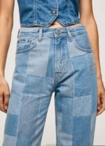 ⁦נשים 4N8XB88 Pepe Jeans דֵנִים ג'ינס בגזרה גבוהה של dover⁩ – תמונה ⁦3⁩