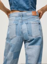 ⁦נשים 4N8XB88 Pepe Jeans דֵנִים ג'ינס בגזרה גבוהה של dover⁩ – תמונה ⁦5⁩