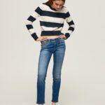 נשים 4N8XB8 Pepe Jeans דֵנִים ג'ינס רגיל בכושר חדש ברוק מידריס