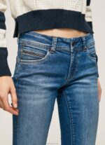 ⁦נשים 4N8XB8 Pepe Jeans דֵנִים ג'ינס רגיל בכושר חדש ברוק מידריס⁩ – תמונה ⁦3⁩