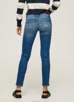 ⁦נשים 4N8XB8 Pepe Jeans דֵנִים ג'ינס רגיל בכושר חדש ברוק מידריס⁩ – תמונה ⁦4⁩