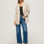 נשים 4N8XB91 Pepe Jeans דֵנִים ג'ינס בגזרה רחבה של לקסה בגובה מותן