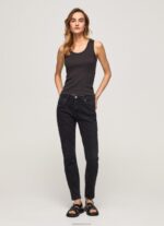 נשים 4N8XB92 Pepe Jeans דֵנִים ג'ינס סגול בגזרה רופפת בגזרה גבוהה