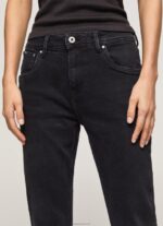 ⁦נשים 4N8XB92 Pepe Jeans דֵנִים ג'ינס סגול בגזרה רופפת בגזרה גבוהה⁩ – תמונה ⁦3⁩