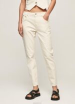 ⁦נשים 4N8XB93 Pepe Jeans דֵנִים סגול אמא גזר מתאים ג'ינס גבוה מותן⁩ – תמונה ⁦2⁩