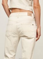 ⁦נשים 4N8XB93 Pepe Jeans דֵנִים סגול אמא גזר מתאים ג'ינס גבוה מותן⁩ – תמונה ⁦5⁩