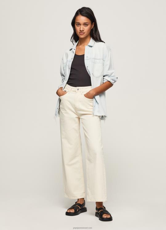 d7a0d7a9d799d79d_4n8xb94_pepe_jeans_d793d6b5d7a0d6b4d799d79d_d792d799d7a0d7a1_d791d792d796d7a8d794_d792d791d795d794d794_d7a9d79c.jpg נשים 4N8XB94 Pepe Jeans דֵנִים ג'ינס בגזרה גבוהה של לקסה בגזרה רחבה – תמונה 1