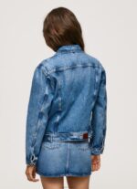 ⁦נשים 4N8XB97 Pepe Jeans דֵנִים ז'קט ג'ינס בכושר רגיל⁩ – תמונה ⁦4⁩