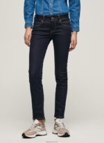 ⁦נשים 4N8XB9 Pepe Jeans דֵנִים ג'ינס חדש בגזרת ברוק באמצע המותן⁩ – תמונה ⁦2⁩